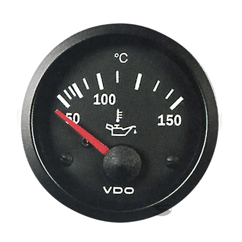 VDO Cockpit Vision Engine oil temperature 150°C 52mm 12V gauge